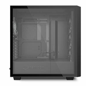 Sharkoon REBEL C70G RGB Full Tower Zwart, Hout