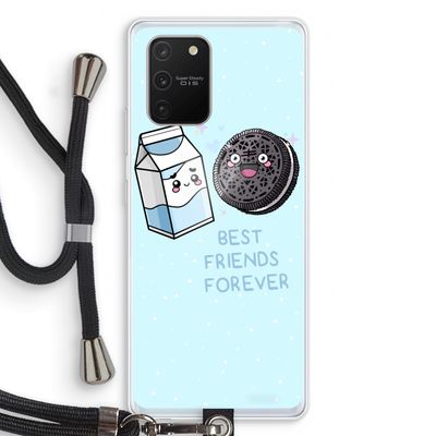 Best Friend Forever: Samsung Galaxy S10 Lite Transparant Hoesje met koord