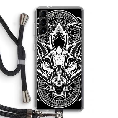 Oh Deer: Samsung Galaxy S21 Plus Transparant Hoesje met koord