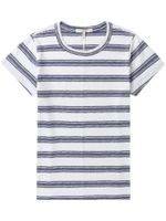 rag & bone t-shirt en coton à rayures - Blanc