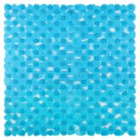 Veiligheidsmat Differnz Lapis PVC 54x54 cm Transparant Blauw - thumbnail