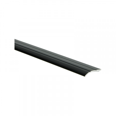 Overgangsprofiel zelfklevend 0-20 mm zwart - 100 cm