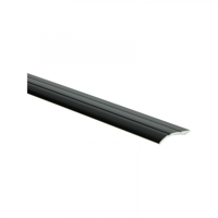 Overgangsprofiel zelfklevend 0-20 mm zwart - 100 cm