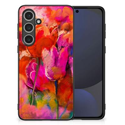 Kleurrijke Telefoonhoesje Samsung Galaxy S24 FE Tulips Kleurrijke Telefoonhoesje Samsung Galaxy S24 FE Tulips