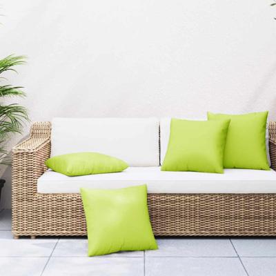 Bankkussens 4 stuks Felgroen 60x60 cm Stof