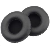 Voor JBL Synchros S400BT Headphones imitatieleer + Memory Foam zachte oortelefoon beschermhoes earmuffs één paar (zwart)