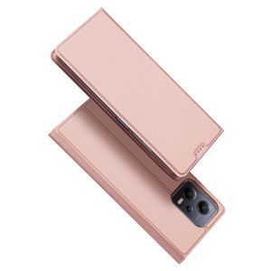 Dux Ducis - Xiaomi Poco X5 - Slim bookcase hoesje - Rose Goud
