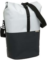 Fietsshopper New Looxs Nyborg 17 liter 30 x 17 x 37 cm - lichtgrijs/zwart