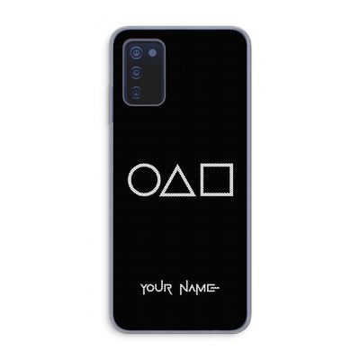 Squid Game: Samsung Galaxy A03s Transparant Hoesje