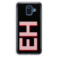Monogram: Samsung Galaxy A6 (2018) Transparant Hoesje