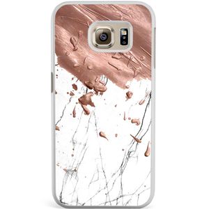 Samsung Galaxy S6 Edge hoesje - Marble splash