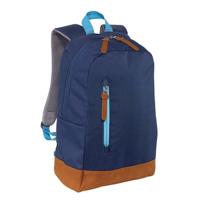 Allround rugzak/rugtas in A4-formaat - donkerblauw - Schooltas/boekentas - 29 x 14 x 45 cm