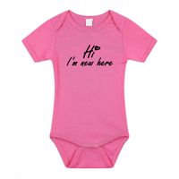 Hi Im new here gender reveal baby rompertje roze meisjes