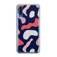 Memphis Shapes Pink: Samsung Galaxy A50 Transparant Hoesje
