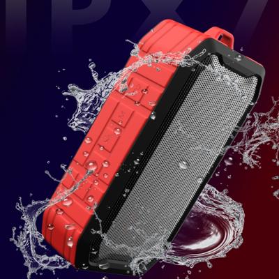 M3 draadloze Bluetooth Speakers waterdichte draagbare outdoor luidspreker Mini Box speaker ondersteuning FM & TF & U disk (rood)