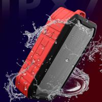 M3 draadloze Bluetooth Speakers waterdichte draagbare outdoor luidspreker Mini Box speaker ondersteuning FM & TF & U disk (rood)
