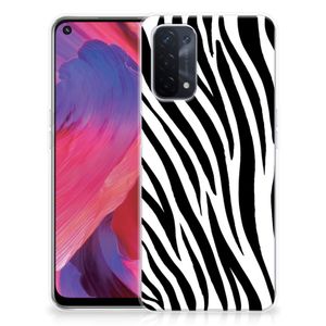 OPPO A74 5G | A54 5G TPU Hoesje Zebra