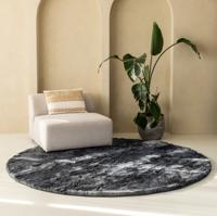 Vloerkleed Sense Rond Antraciet 200 Ø Cm Grandstone - Dekbed-Discounter.nl