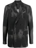 AMIRI blazer à boutonnière croisée - Noir - thumbnail