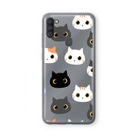 Katten: Samsung Galaxy A11 Transparant Hoesje
