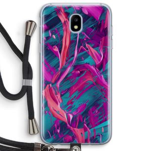 Pink Clouds: Samsung Galaxy J5 (2017) Transparant Hoesje met koord