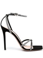 Gianvito Rossi sandales à ornements en cristal 120 mm - Noir