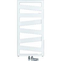 Zehnder Ribbon handdoekradiator 166.1x60cm 743watt Staal Wit glans rb-170-060
