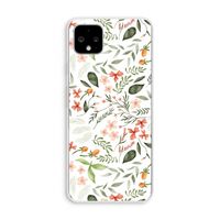 Sweet little flowers: Pixel 4 XL Transparant Hoesje
