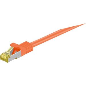 goobay Patchkabel RJ-45 S/FTP met Cat.7 kabel 3 meter, Ruwe kabel