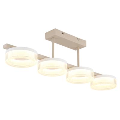 Globo Moderne plafondlampZara zand bruin 67cm - 48046D3