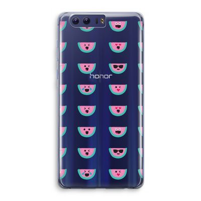 Smiley watermeloenprint: Honor 9 Transparant Hoesje
