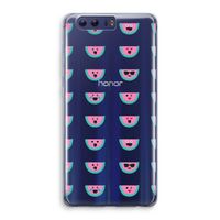 Smiley watermeloenprint: Honor 9 Transparant Hoesje