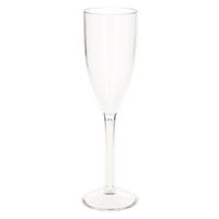Onbreekbaar champagne/prosecco flute glas transparant kunststof 15 cl/150 ml - Champagneglazen - thumbnail