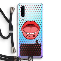 Yolo Denise: Huawei P30 Transparant Hoesje met koord Yolo Denise: Huawei P30 Transparant Hoesje met koord