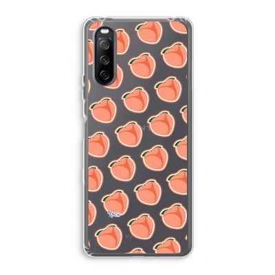 Just peachy: Sony Xperia 10 III Transparant Hoesje
