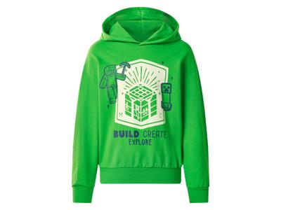 Kinder hoodie (Minecraft groen, 158/164)
