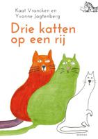 Drie katten op een rij