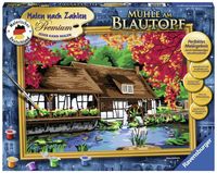 Ravensburger schilderen op nummer Watermolen op de Blautopf