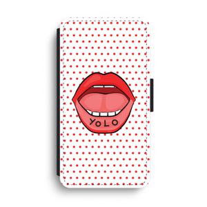 Yolo Denise: iPhone XS Max Flip Hoesje