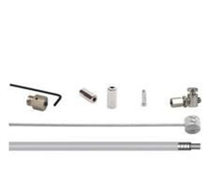 Elvedes Rollerbrake kabelkit br-im85/81/55/45 1700mm / 2250mm rvs - zilver (op kaart)