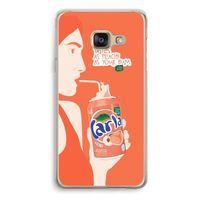 Peach please!: Samsung A3 (2017) Transparant Hoesje
