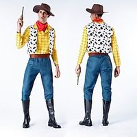 Toy Story Houtachtig Cosplay kostuum Hallloween figuren Gemaskerd Bal Voor heren Film cosplay Anime Halloween Kerstmis Halloween Nieuwjaar Lightinthebox