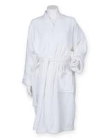 Towel City TC21 Kimono Robe - White - L/XL - thumbnail