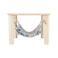 Hangmat Trixie Grijs Perzik 37 × 29 × 37 cm Hout