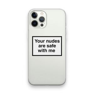 Safe with me: iPhone 12 Pro Max Transparant Hoesje