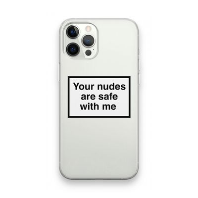 Safe with me: iPhone 12 Pro Max Transparant Hoesje