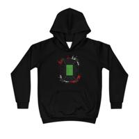 Hoodie regular zwart - kids - Rood wit Kuip