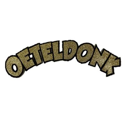 Embleem glitter rug Oeteldonk