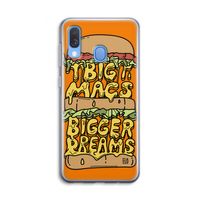 Big Macs Bigger Dreams: Samsung Galaxy A40 Transparant Hoesje Big Macs Bigger Dreams: Samsung Galaxy A40 Transparant Hoesje