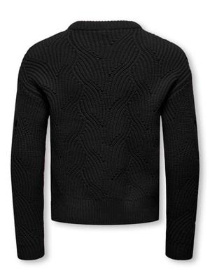 Kids ONLY winter sweater meisjes - zwart - KogKatia - regular fit